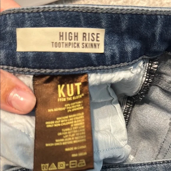 Kut from the cloth high rise toothpick skinny Jeans - Picture 4 of 4
